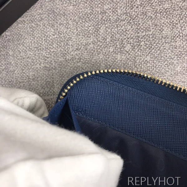 Prada 프라다 1ML506 사피아노 지퍼 장지갑 남여공용지갑 PRADA 4006