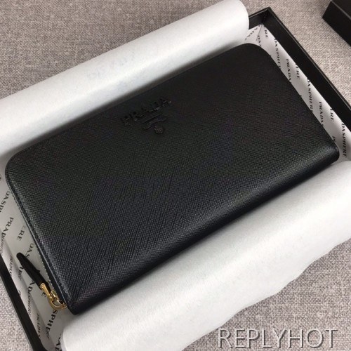 프라다 1ML506 사피아노 지퍼 장지갑 남여공용지갑 PRADA 4006