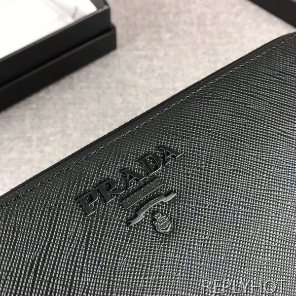 프라다 1ML506 사피아노 지퍼 장지갑 남여공용지갑 PRADA 4006
