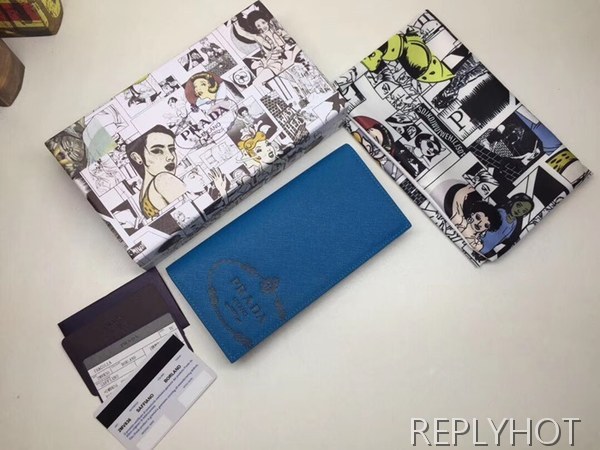 Prada 2020 Saffiano Mens Wallet, 2MV836