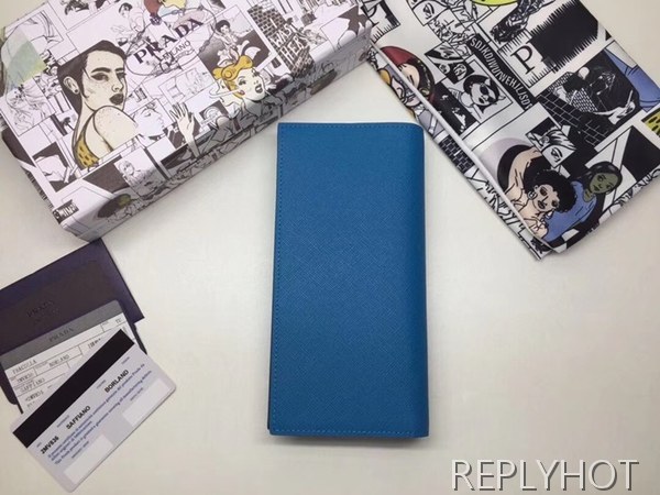 Prada 2020 Saffiano Mens Wallet, 2MV836