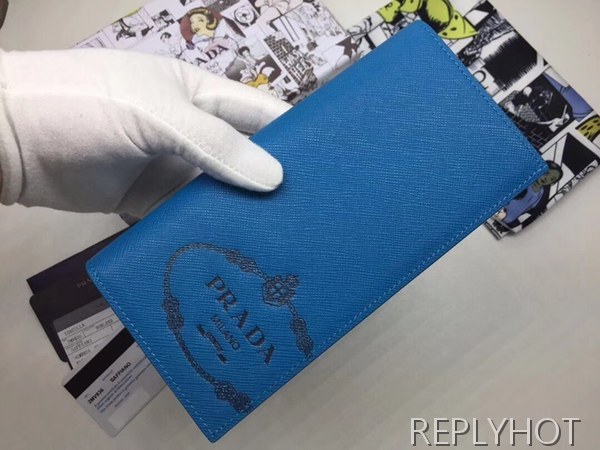 Prada 2020 Saffiano Mens Wallet, 2MV836