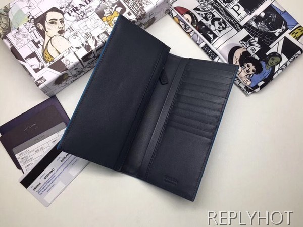 Prada 2020 Saffiano Mens Wallet, 2MV836