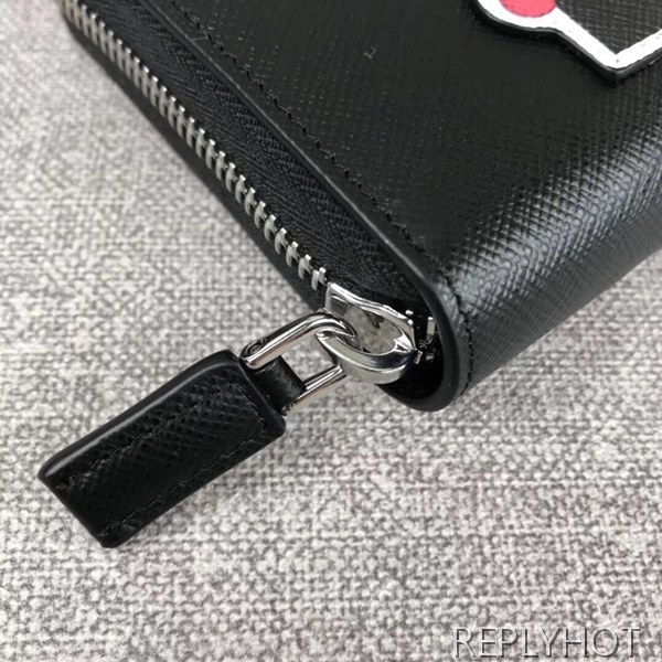 프라다 2ML317 지퍼 장지갑 남자지갑 PRADA 4046