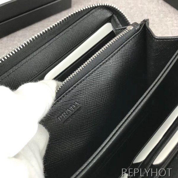 프라다 2ML317 지퍼 장지갑 남자지갑 PRADA 4046
