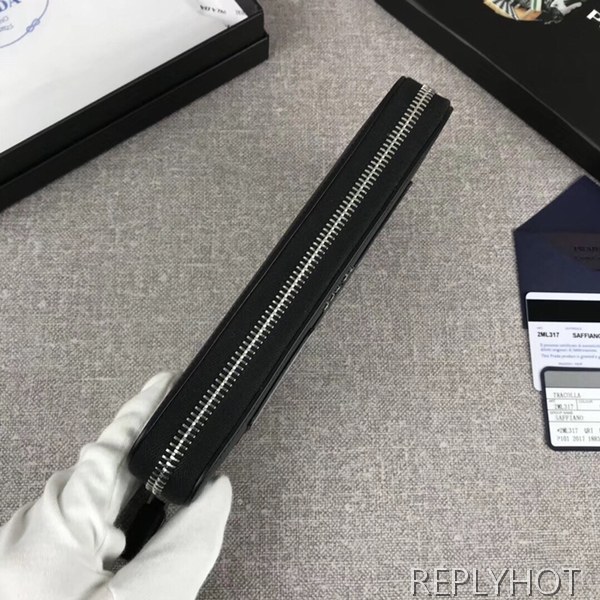 프라다 2ML317 지퍼 장지갑 남자지갑 PRADA 4046