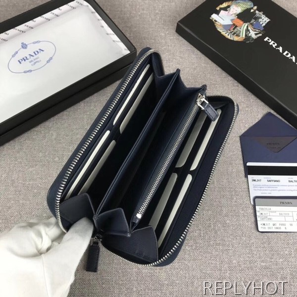 프라다 2ML317 지퍼 장지갑 남자지갑 PRADA 4045