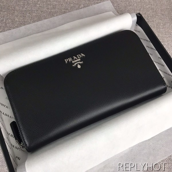 Prada 프라다 1ML506 지퍼 라운드 장지갑 남여공용지갑 PRADA 4033