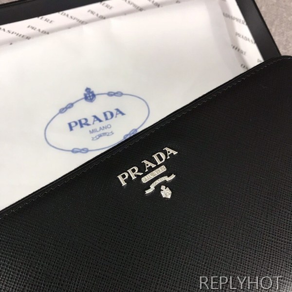 Prada 프라다 1ML506 지퍼 라운드 장지갑 남여공용지갑 PRADA 4033