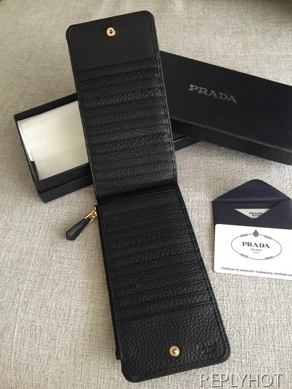 Prada 프라다 장지갑 prada 남여공용카드지갑 (금장) pra5088