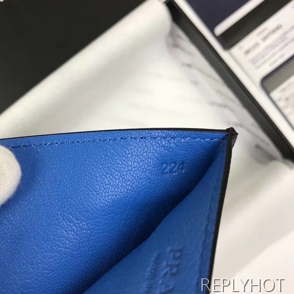 프라다 2020 사피아노 남성용 카드 퍼스,PRAW0159,10CM.블랙,화이트