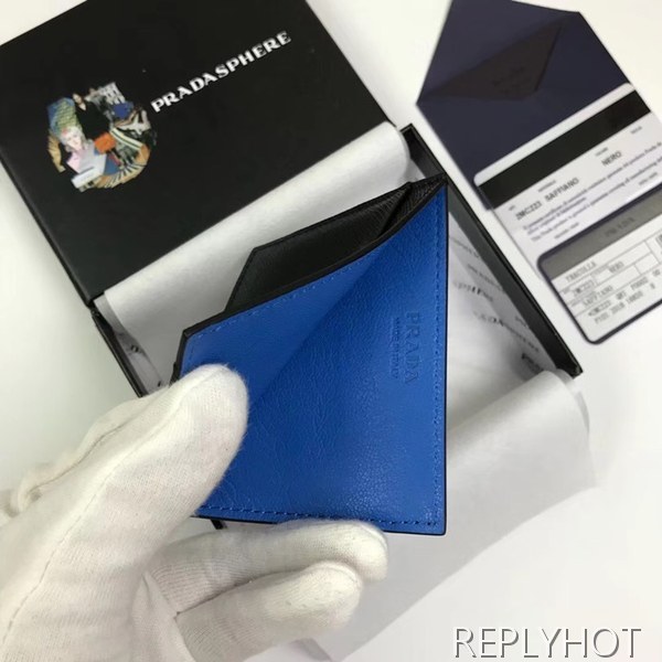 프라다 2020 사피아노 남성용 카드 퍼스,PRAW0159,10CM.블랙,화이트