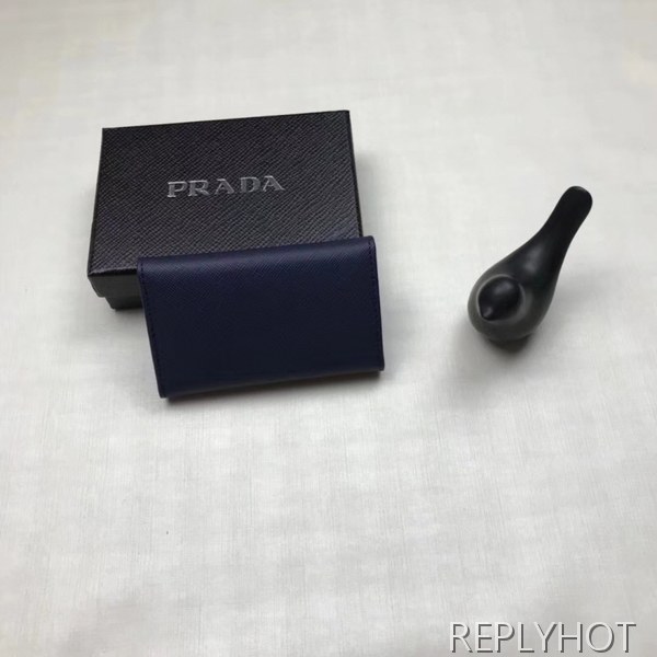 Prada 프라다 남여공용 사피아노 메탈로고 키월렛