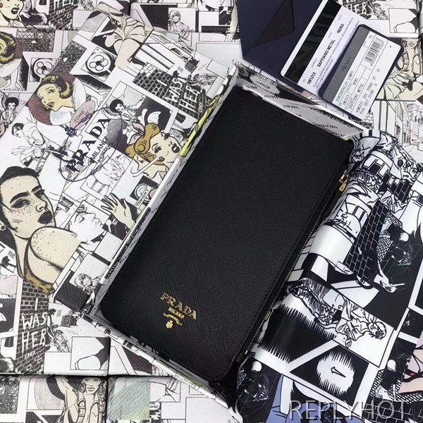 (실사영상) Prada 프라다 프라다 사피아노 남여공용 카드 지갑 5가지 색상