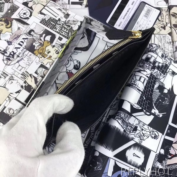 (실사영상) Prada 프라다 프라다 사피아노 남여공용 카드 지갑 5가지 색상