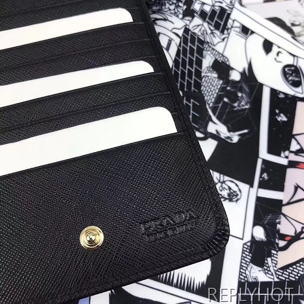 (실사영상) Prada 프라다 프라다 사피아노 남여공용 카드 지갑 5가지 색상