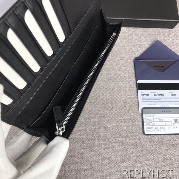 Prada 2020 Saffiano Mens Wallet, 2MV836