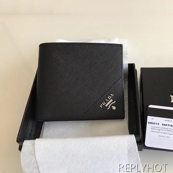 (실사영상) Prada 프라다 반지갑 2M0513 남자지갑 PRADA 4002