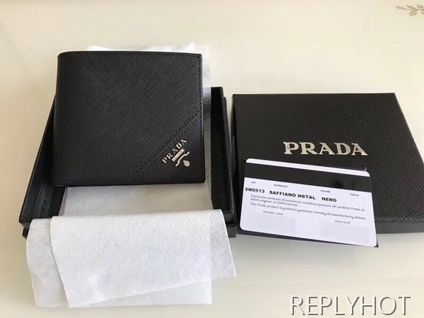 (실사영상) Prada 프라다 반지갑 2M0513 남자지갑 PRADA 4002