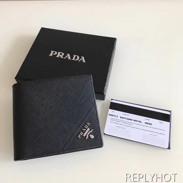 (실사영상) Prada 프라다 반지갑 2M0513 남자지갑 PRADA 4002