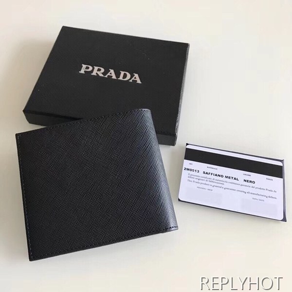 (실사영상) Prada 프라다 반지갑 2M0513 남자지갑 PRADA 4002