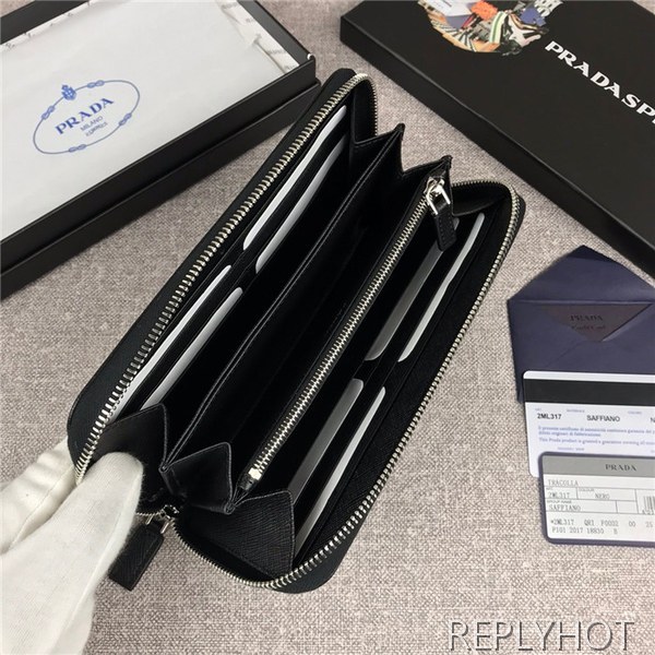 프라다 지퍼 장지갑 2ML317-1 신상
