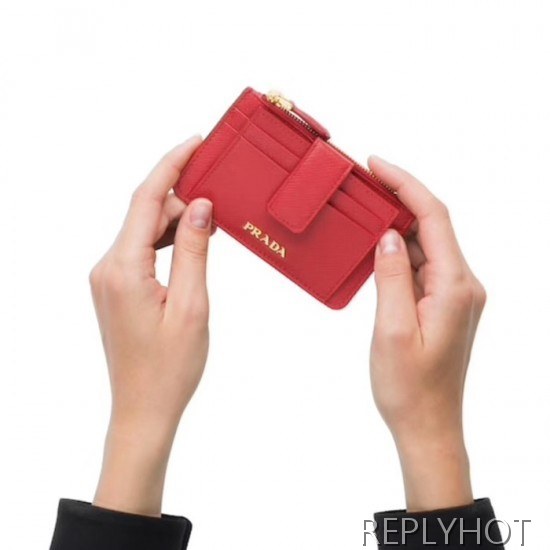 Prada 2020 Saffiano Ladies Card Purse, 1MC038