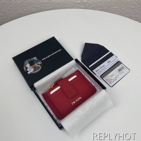 Prada 2020 Saffiano Ladies Card Purse, 1MC038