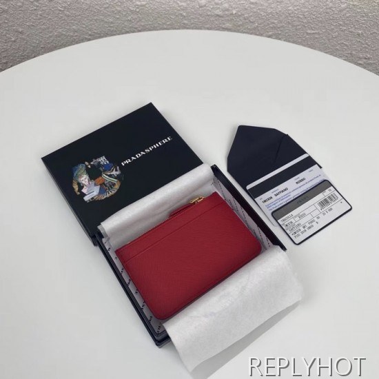 Prada 2020 Saffiano Ladies Card Purse, 1MC038