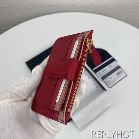 Prada 2020 Saffiano Ladies Card Purse, 1MC038