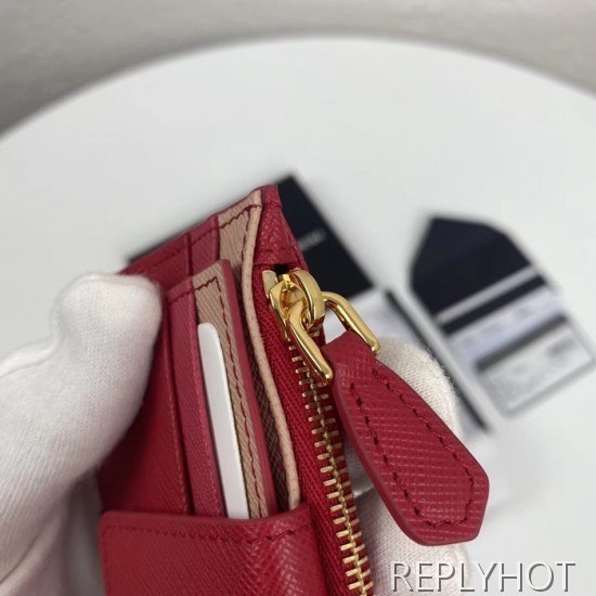 Prada 2020 Saffiano Ladies Card Purse, 1MC038