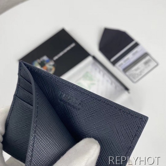 Prada 2020 Saffiano Mens Card Purse, 2MC223