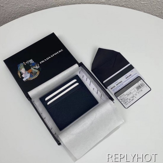 Prada 2020 Saffiano Mens Card Purse, 2MC223