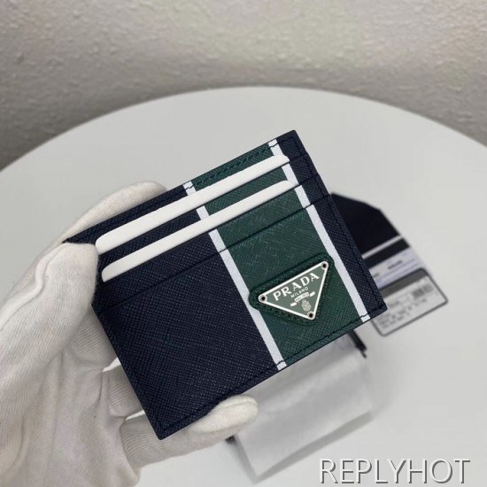 Prada 2020 Saffiano Mens Card Purse, 2MC223