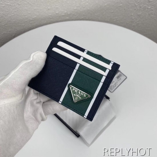 Prada 2020 Saffiano Mens Card Purse, 2MC223