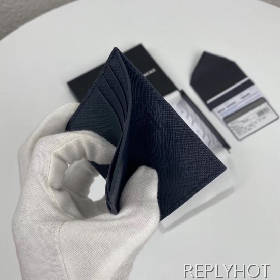 Prada 2020 Saffiano Mens Card Purse, 2MC223