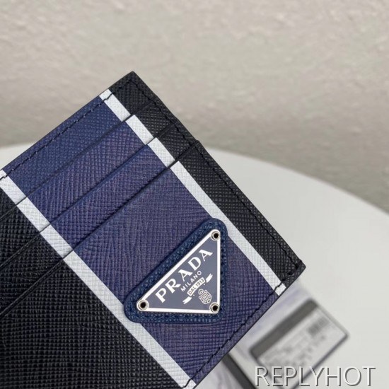 Prada 2020 Saffiano Mens Card Purse, 2MC223
