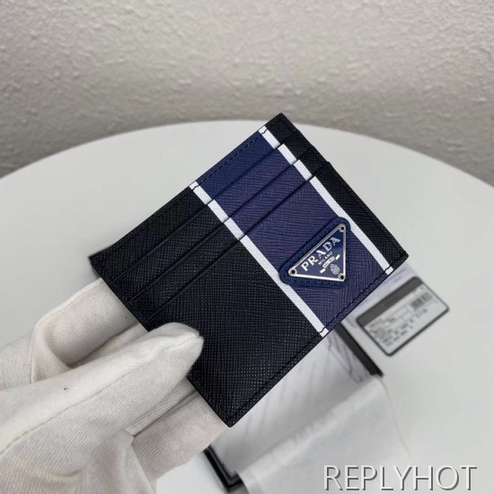 Prada 2020 Saffiano Mens Card Purse, 2MC223