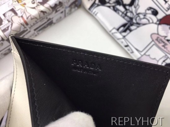 Prada 2020 Saffiano Mens Card Purse, 2MC223