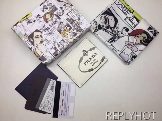 Prada 2020 Saffiano Mens Card Purse, 2MC223