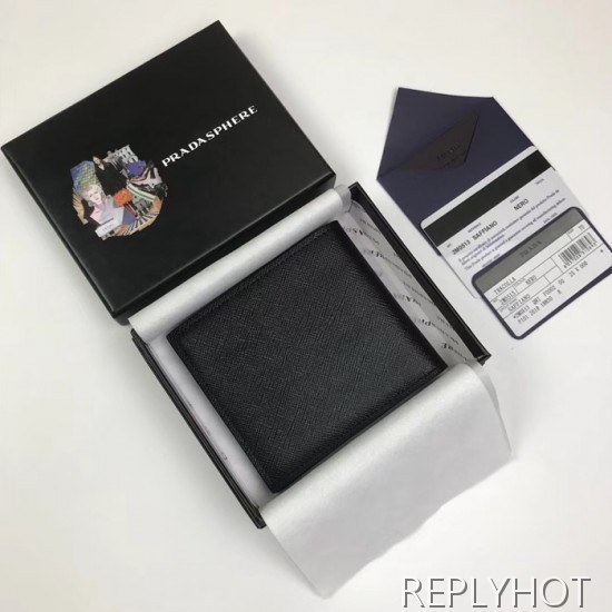 Prada 2020 Saffiano Mens Wallet, 2M0513