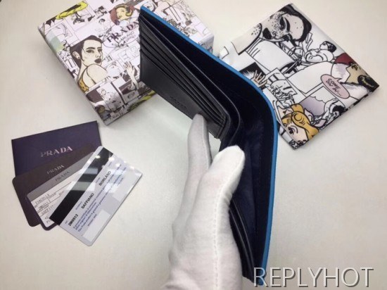 Prada 2020 Saffiano Mens Wallet, 2M0513