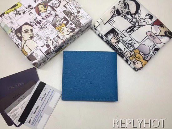 Prada 2020 Saffiano Mens Wallet, 2M0513