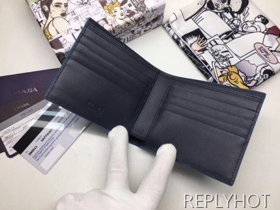 Prada 2020 Saffiano Mens Wallet, 2M0513