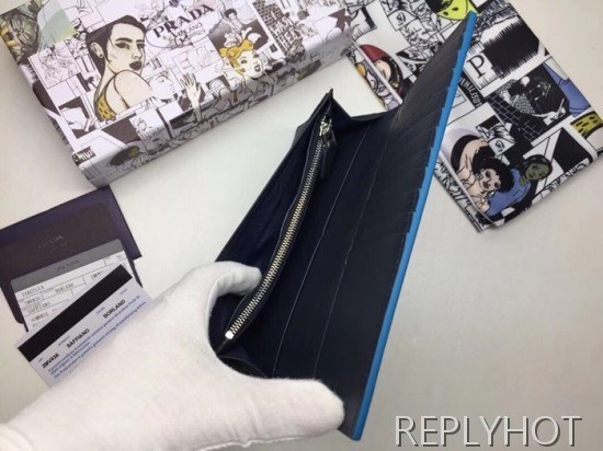 Prada 2020 Saffiano Mens Wallet, 2MV836