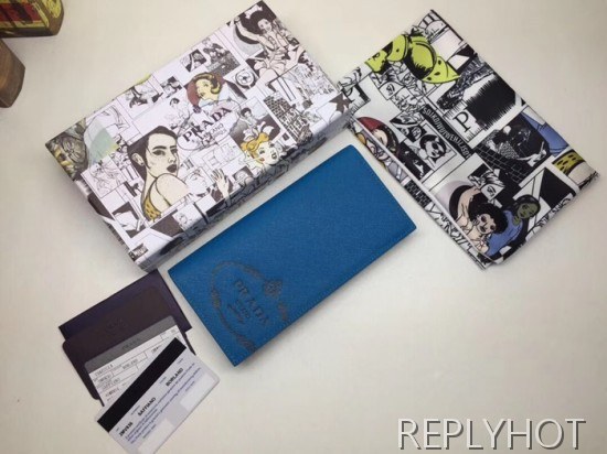 Prada 2020 Saffiano Mens Wallet, 2MV836