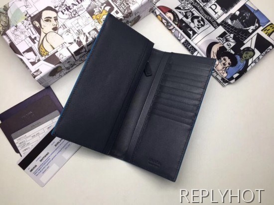 Prada 2020 Saffiano Mens Wallet, 2MV836