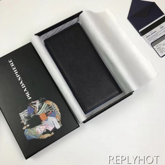 Prada 2020 Saffiano Mens Wallet, 2MV836