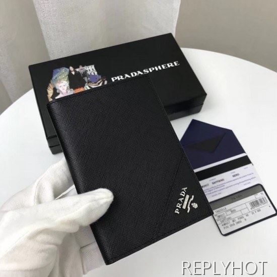 Prada 2020 Saffiano Passport Case , 2MV017