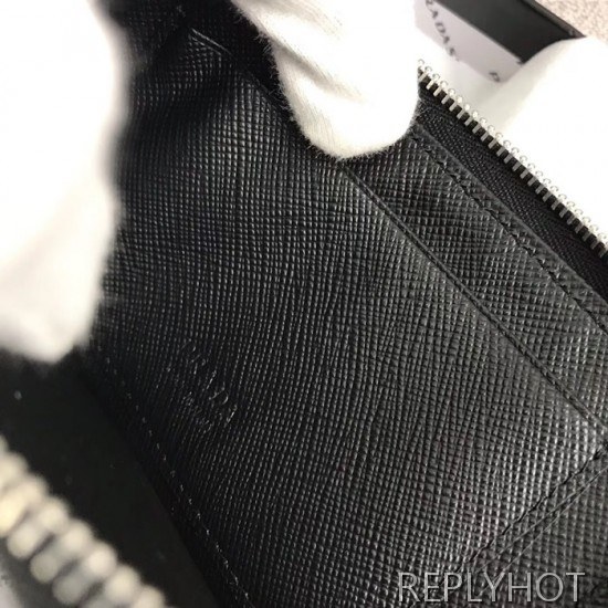 프라다 2020 사피아노 남여공용 카드 퍼스 PRAW0146,13CM.블랙